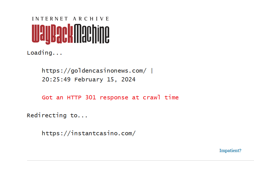 goldencasinonews redirecting to instantcasino