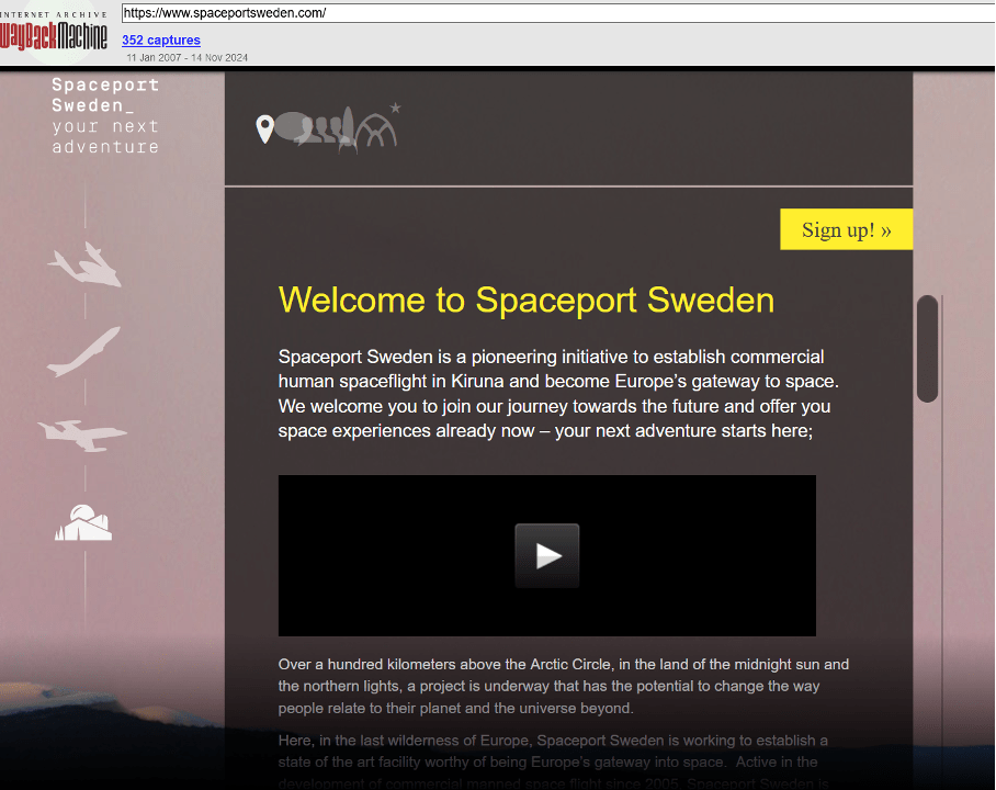 Spaceport Sweden in 2020.