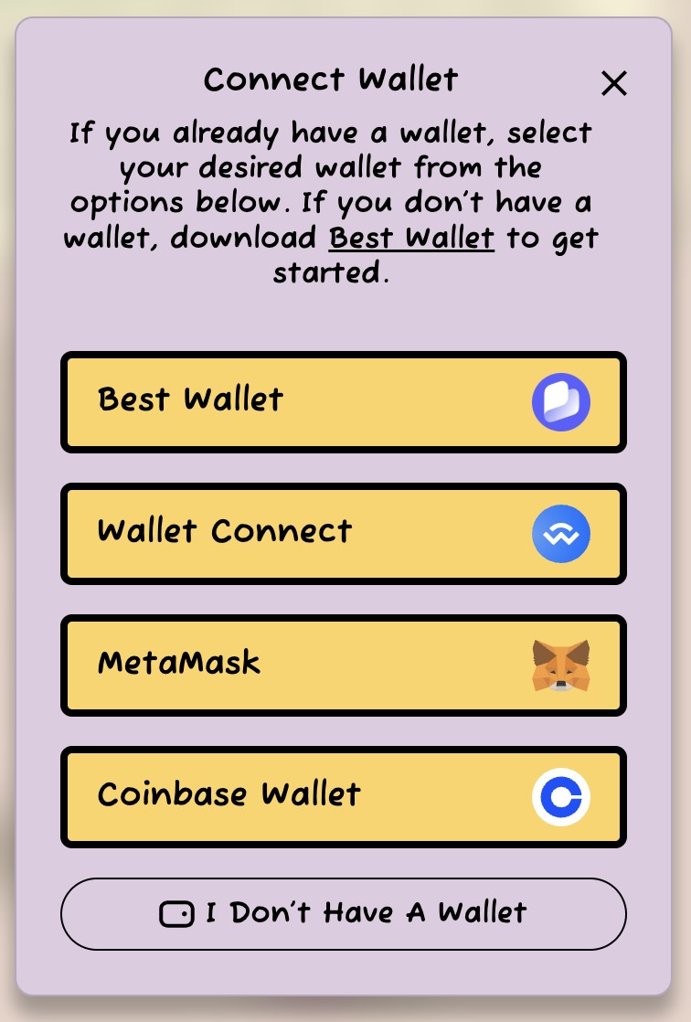 best wallet recommended on wallstreet pepe