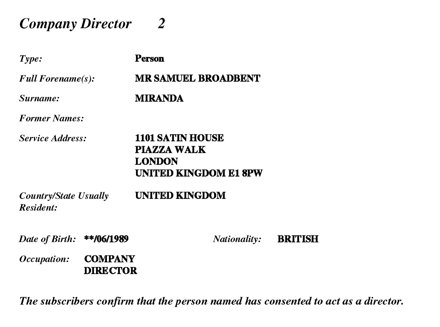 finixio company director 2 - Samuel Broadbent Miranda