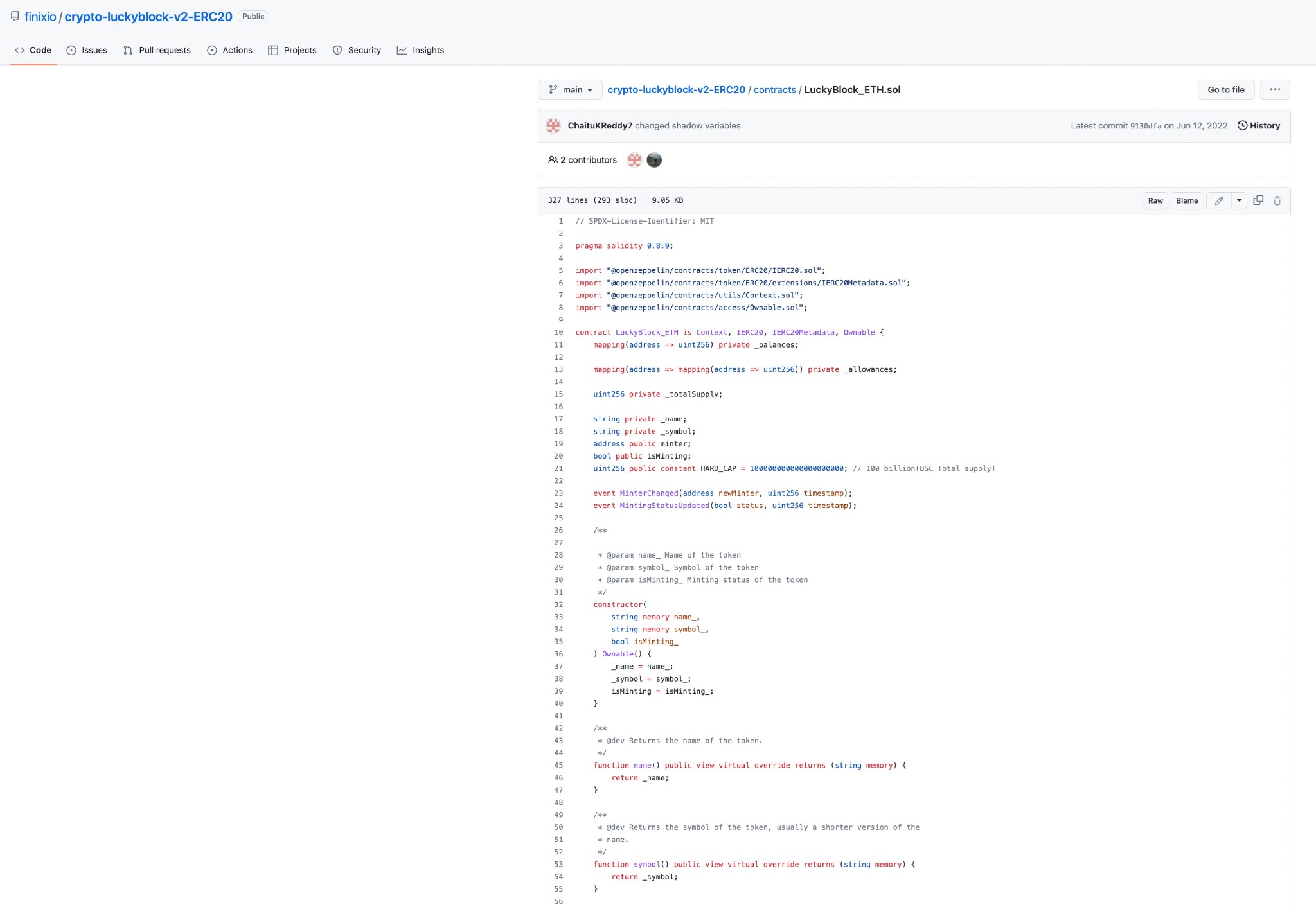 finixio crypto luckyblock github source code