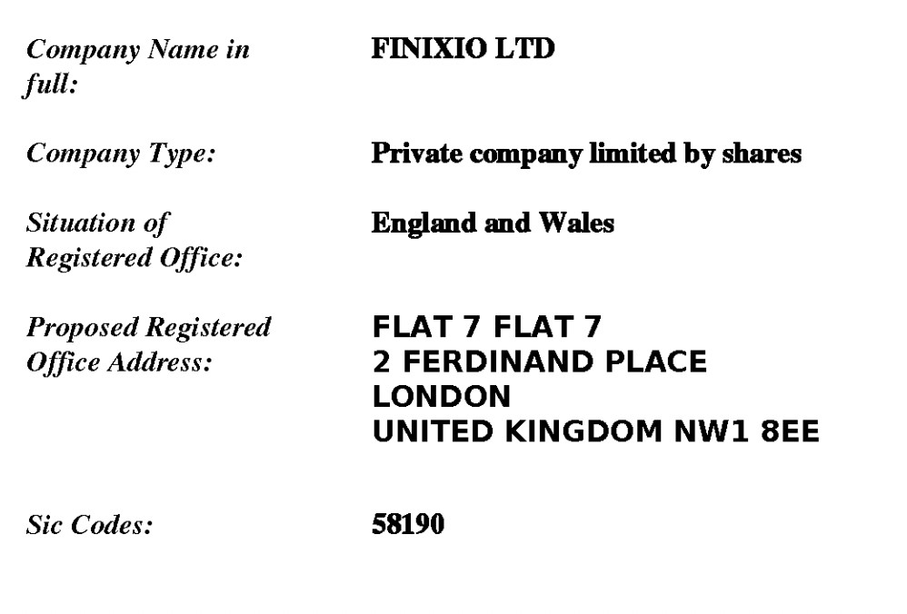 finixio ltd owners