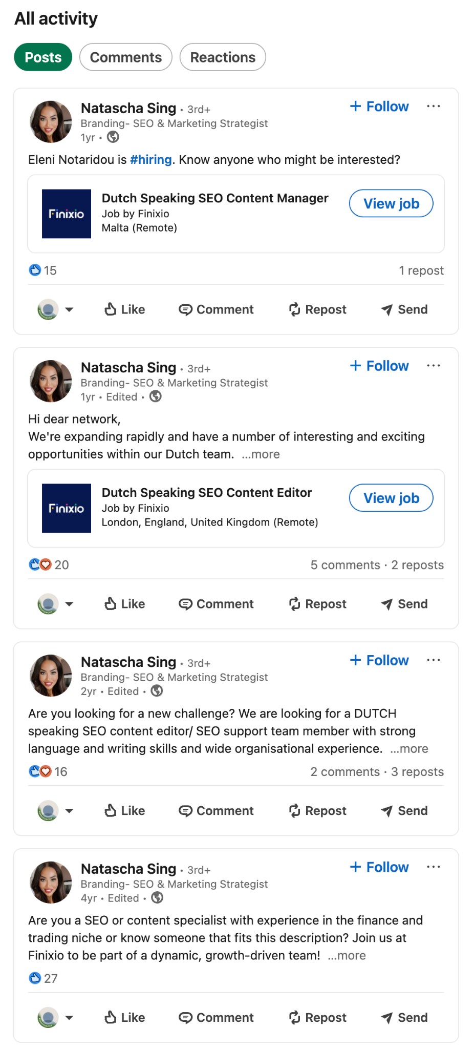 natasha sing is hiring for clickoutmedia