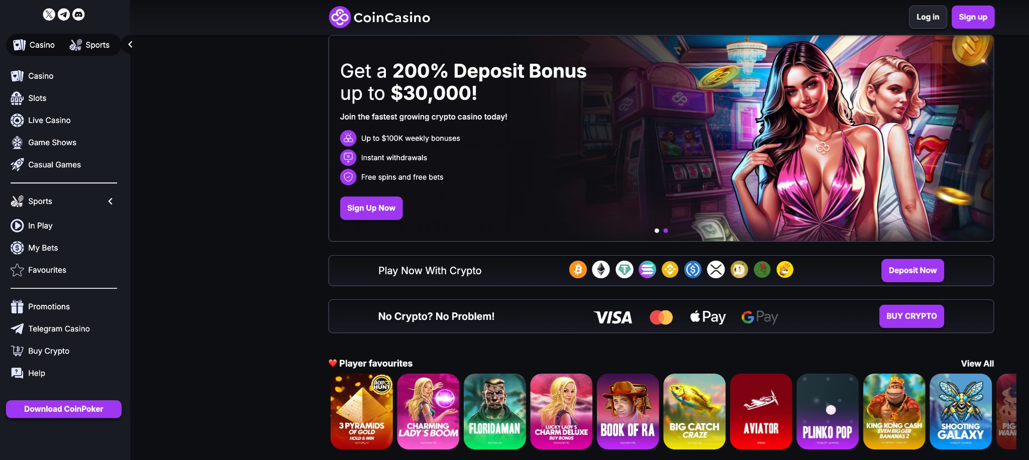 Clickout projects on Ahrefs coincasino