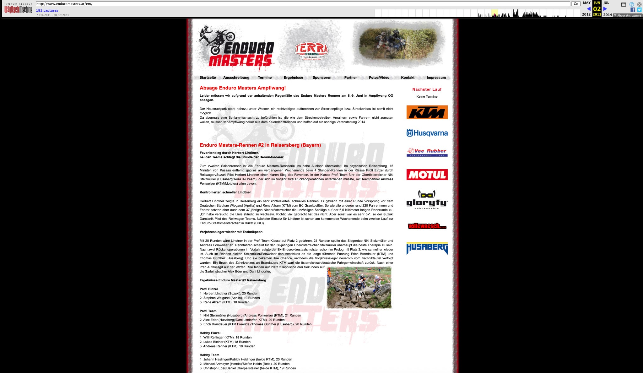 EnduroMasters.at, dedicated to dirt biking