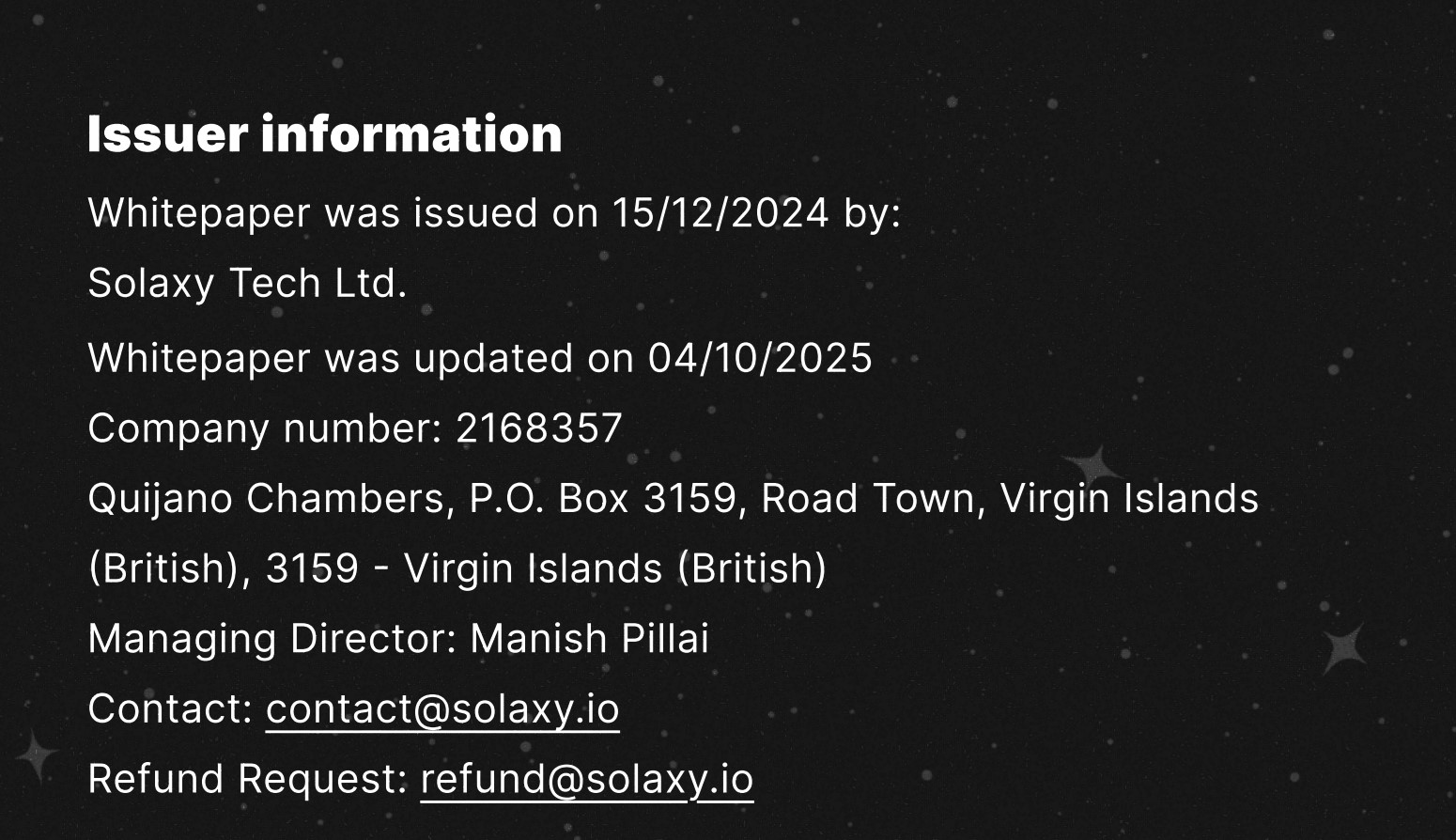 solaxy whitepaper no founding members